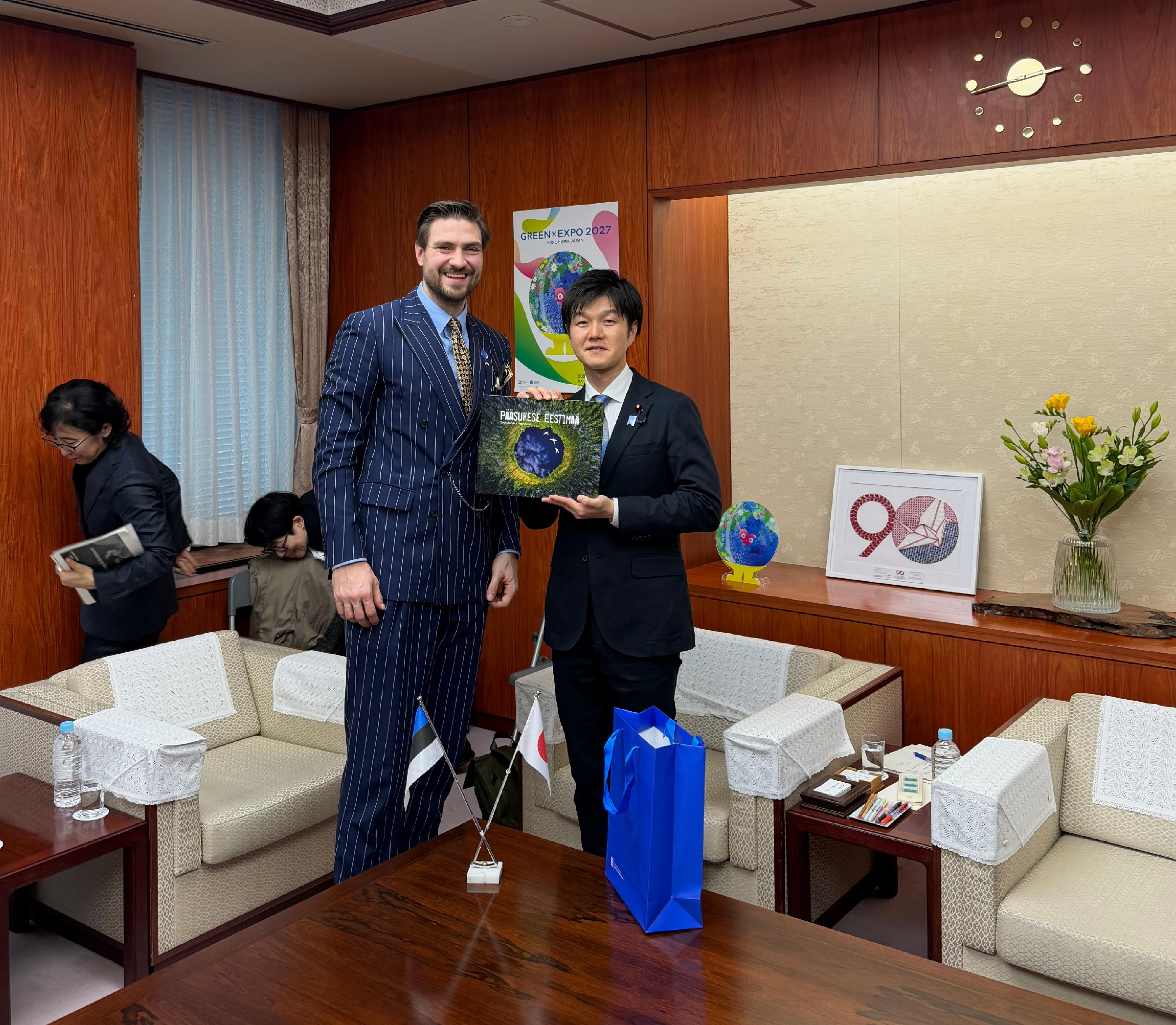 Hendrik Johannes Terras Jaapani ministriga